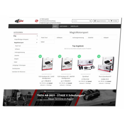 Neuer Shop ist bald Online - EXX Racing Neuer Internetauftritt 