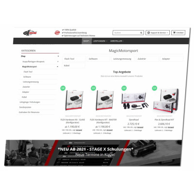 Neuer Shop ist bald Online - EXX Racing Neuer Internetauftritt 