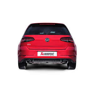 Akrapovic Slip-On Line (Titan) für Volkswagen Golf (VII) GTI FL (169 kW) BJ 2017 > 2019 (MTP-VW/T/3H)