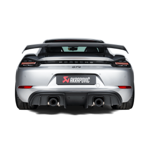 Akrapovic Slip-On Race Line (Titan) für Porsche 718 Cayman GTS 4.0 / Boxster GTS 4.0 BJ 2020 > 2023 (S-PO/TI/18/1)
